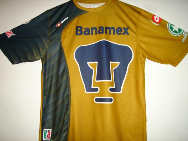 maillot équipe de universidad nacional gardien 2006 rétro