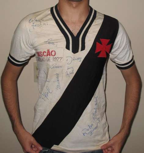 maillot équipe de vasco da gama domicile 1977 rétro