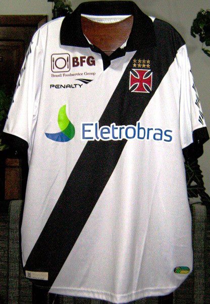 maillot équipe de vasco da gama domicile 2012 rétro