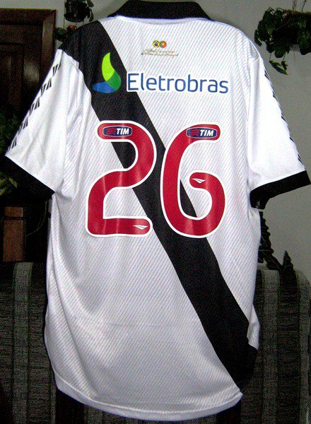 maillot équipe de vasco da gama domicile 2012 rétro