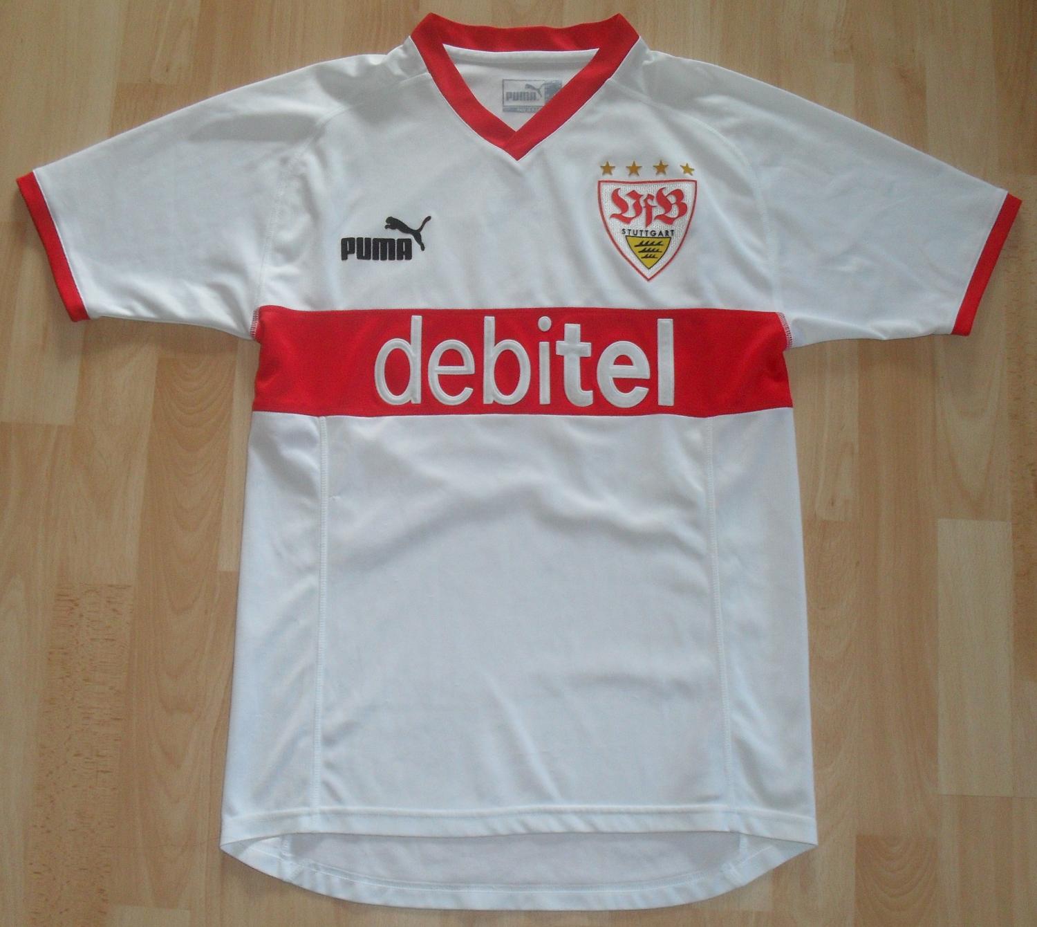 maillot équipe de vfb stuttgart domicile 2003-2004 rétro