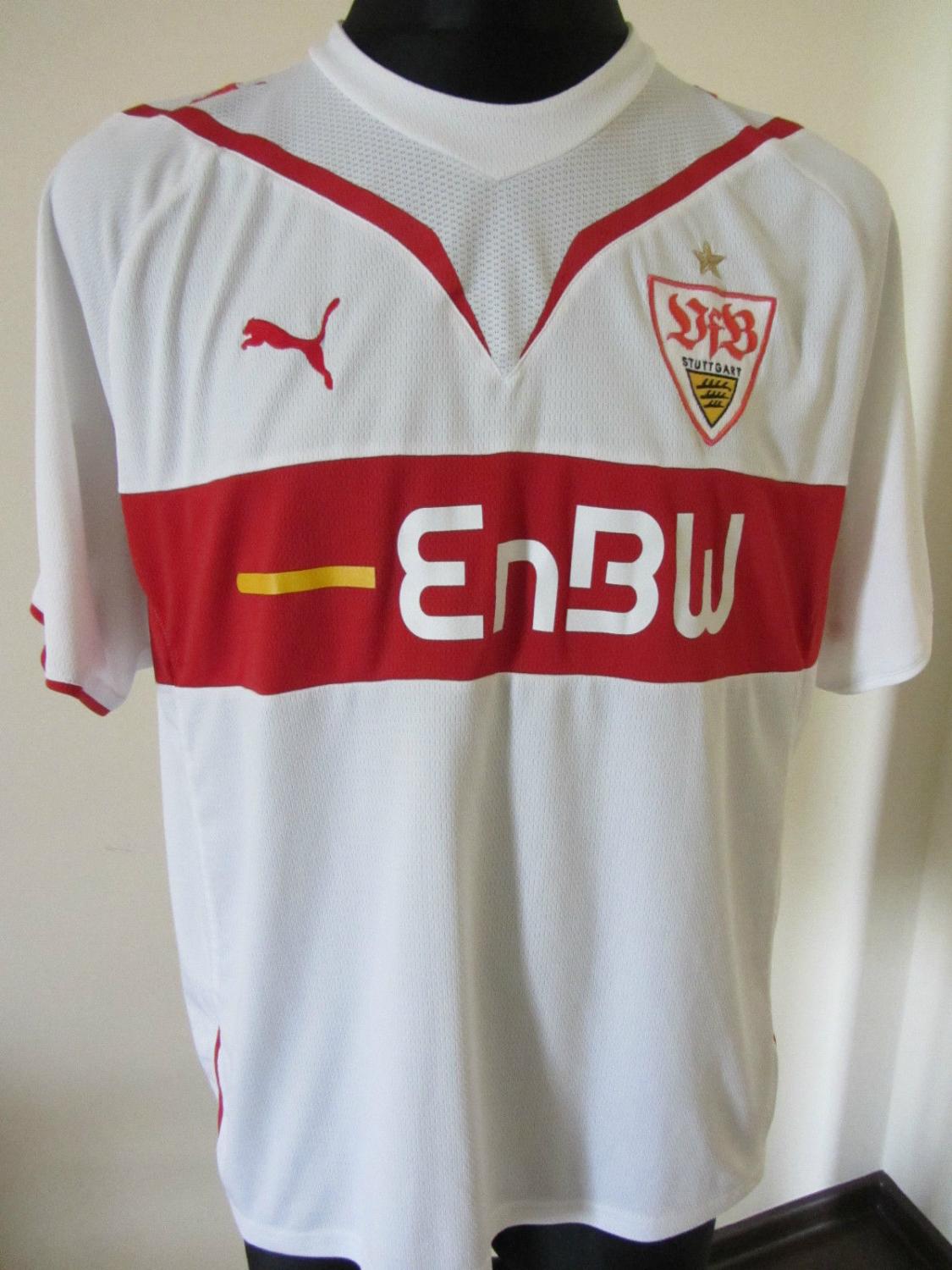 maillot équipe de vfb stuttgart domicile 2006-2008 rétro