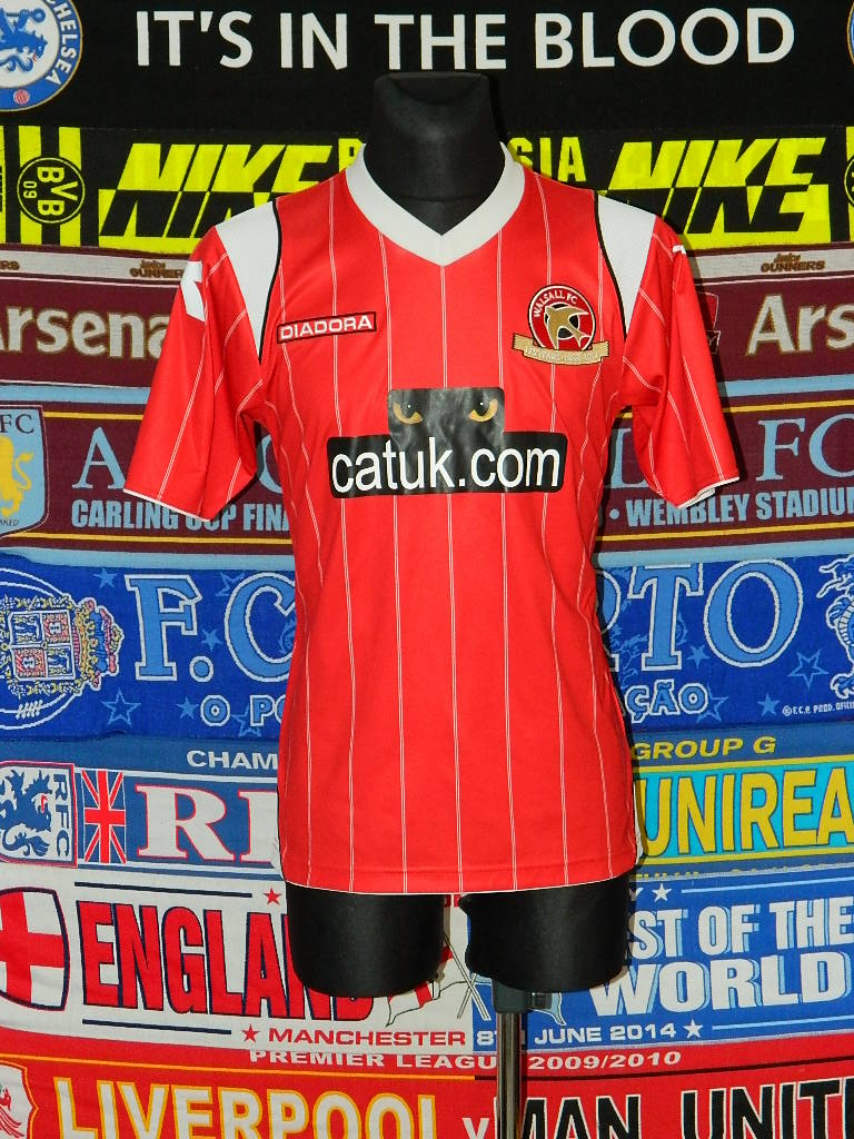 maillot équipe de walsall domicile 2013-2014 rétro