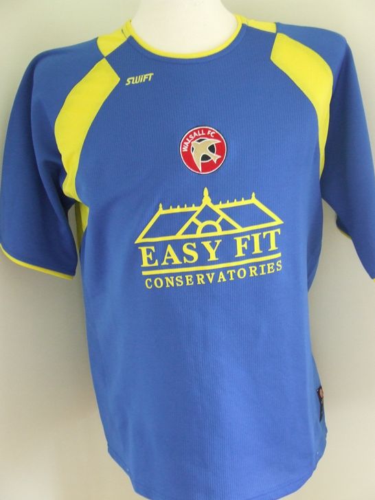 maillot équipe de walsall exterieur 2007-2008 rétro