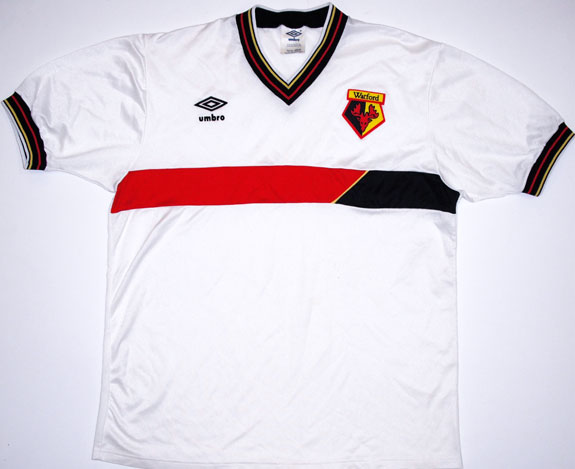 maillot équipe de watford fc exterieur 1985-1988 pas cher