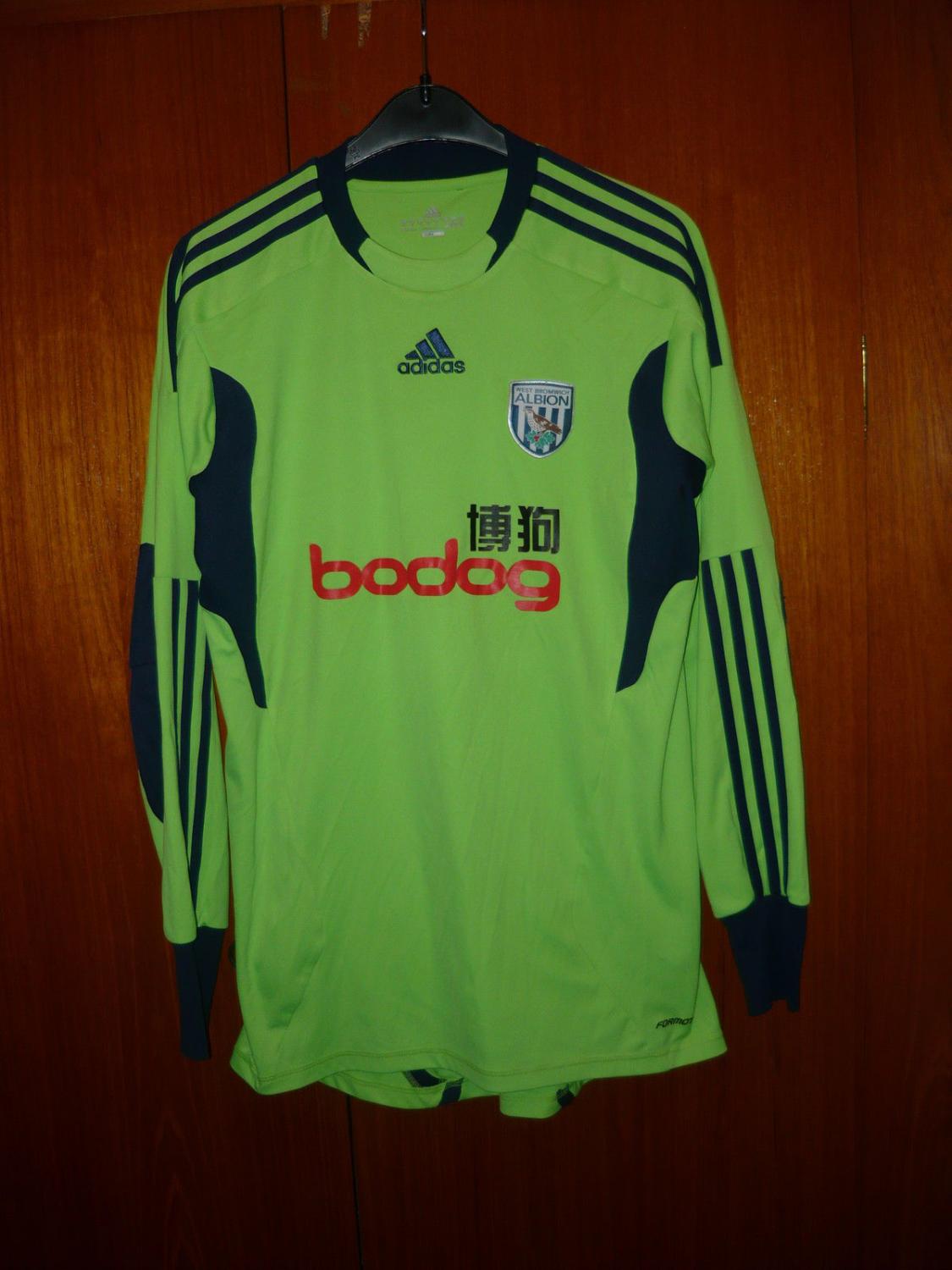 maillot équipe de west brom gardien 2011-2012 rétro