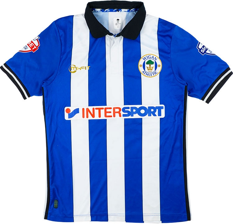 maillot équipe de wigan athletic domicile 2014-2015 rétro