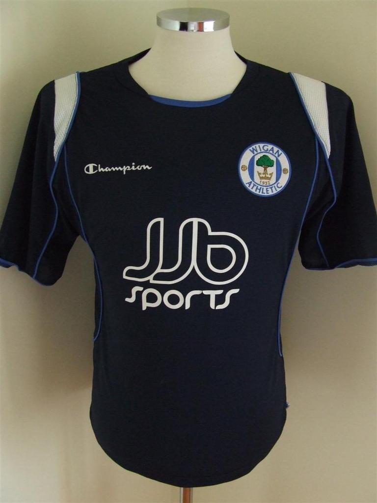 maillot équipe de wigan athletic third 2008-2009 rétro