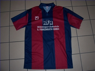 maillot équipe de wuppertaler sv domicile 1991-1992 pas cher