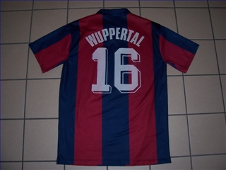 maillot équipe de wuppertaler sv domicile 1991-1992 pas cher