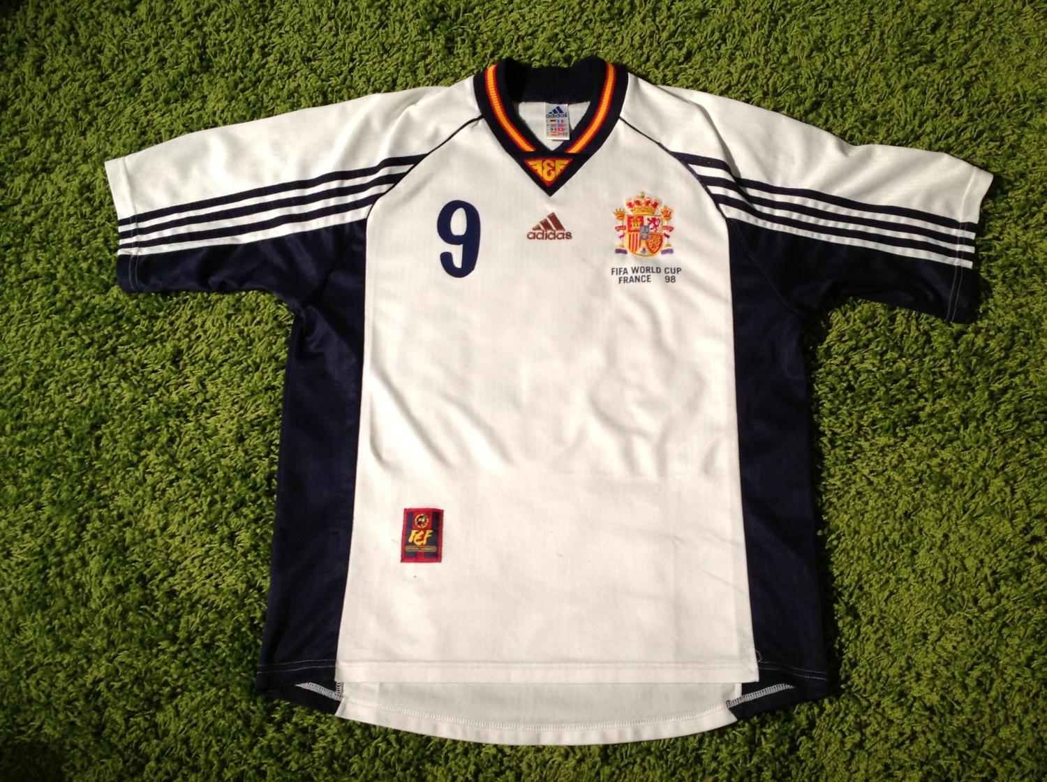 maillot espagne exterieur 1998 rétro