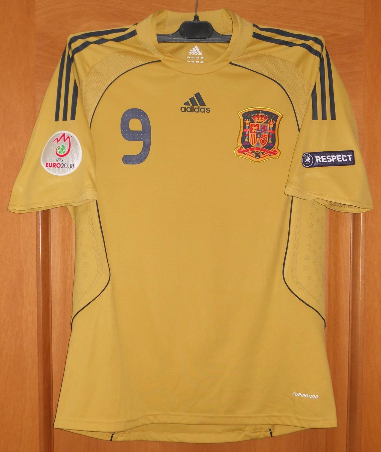 maillot espagne exterieur 2008-2010 rétro