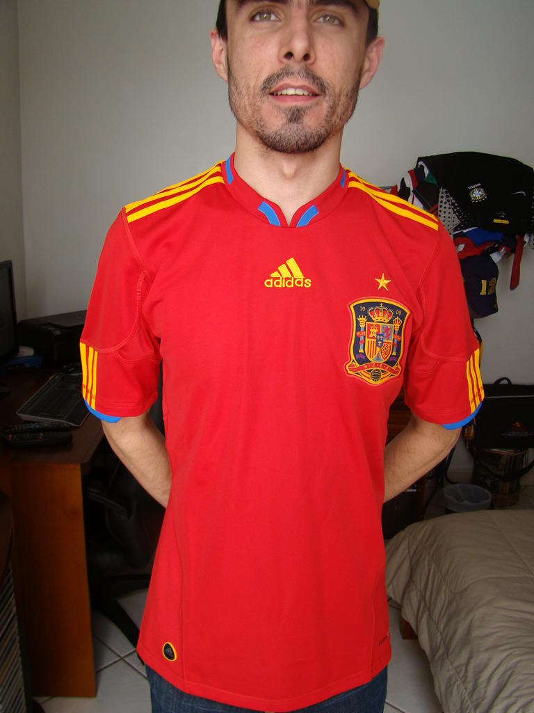 maillot espagne exterieur 2010-2011 rétro