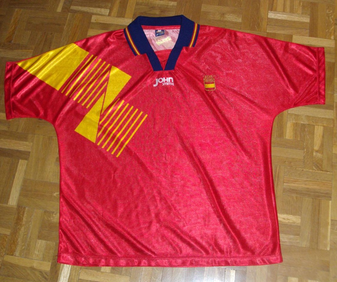 maillot espagne réplique 1996 rétro