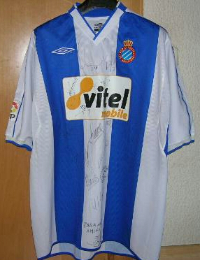 maillot espanyol barcelone domicile 2002-2003 pas cher