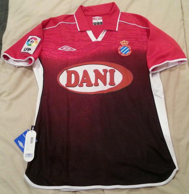 maillot espanyol barcelone exterieur 2003-2004 rétro