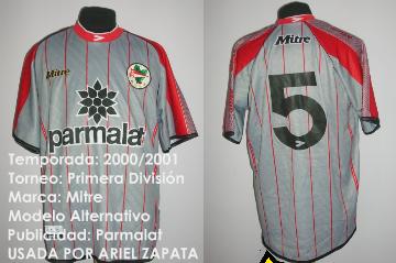 maillot estudiantes de la plata exterieur 2001 rétro