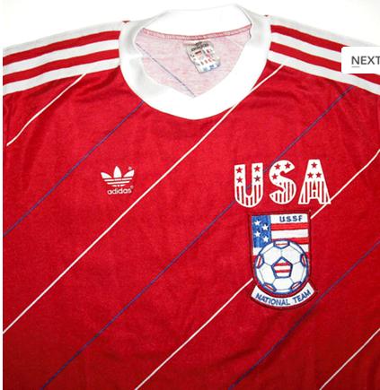 maillot états-unis exterieur 1984-1985 rétro