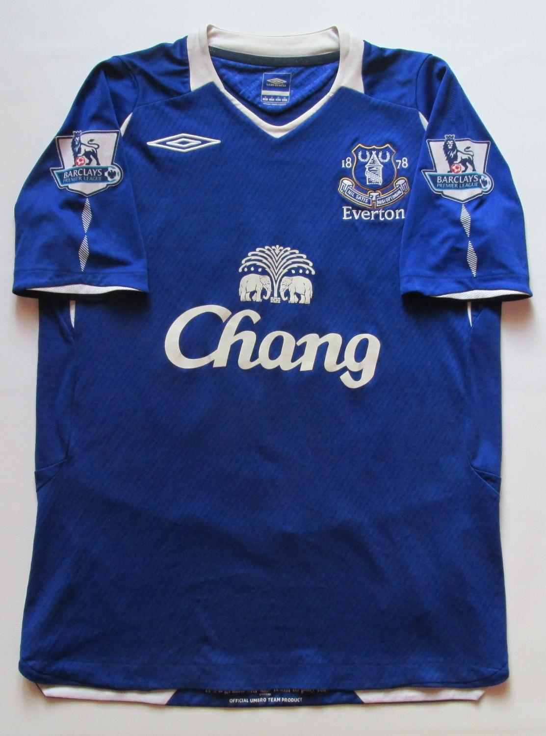 maillot everton fc domicile 2008-2009 rétro