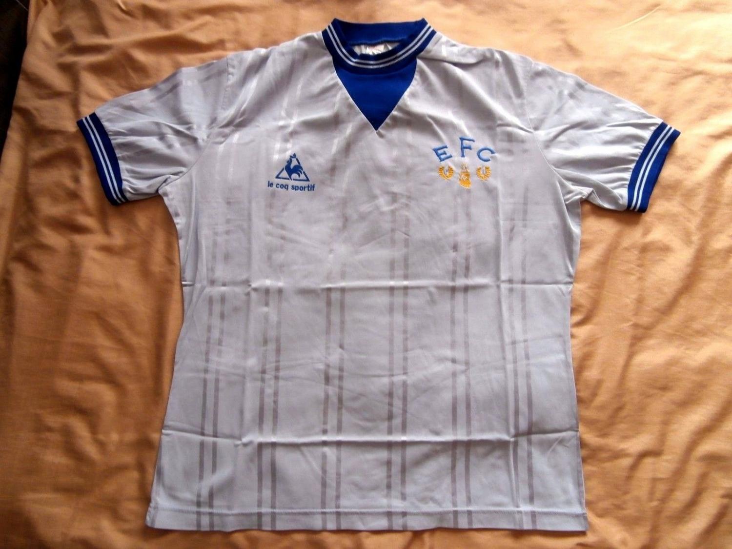 maillot everton fc exterieur 1983-1985 rétro