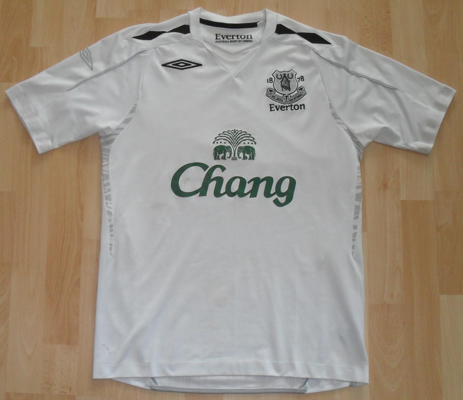 maillot everton fc exterieur 2007-2008 rétro