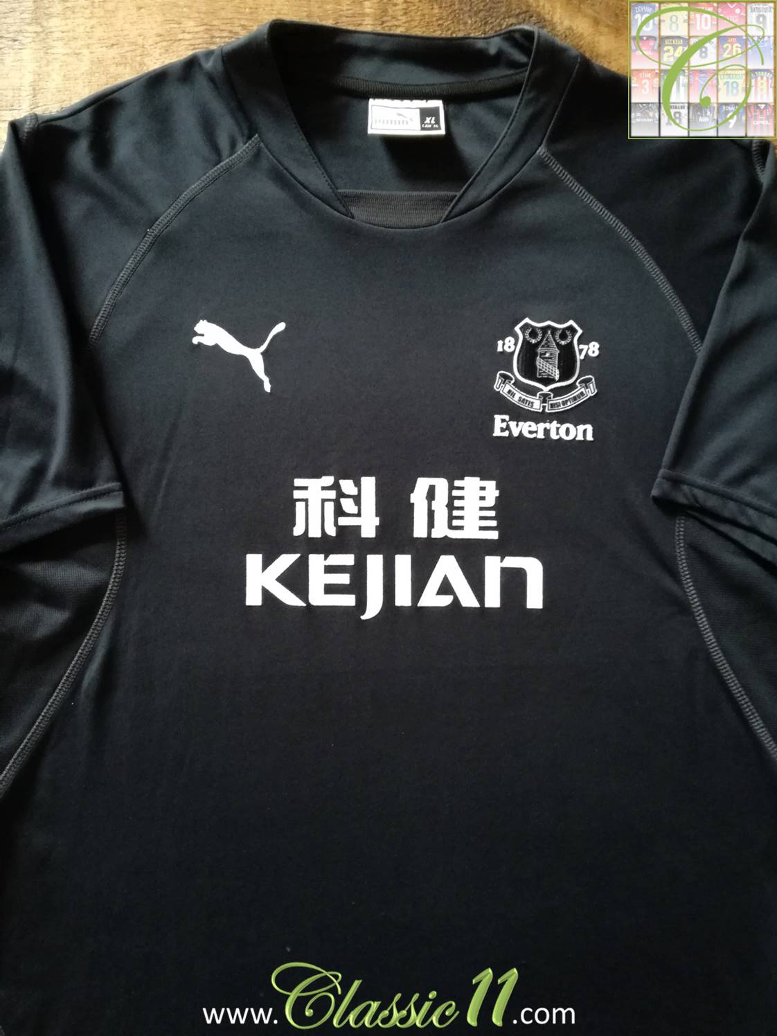 maillot everton fc third 2002-2003 rétro