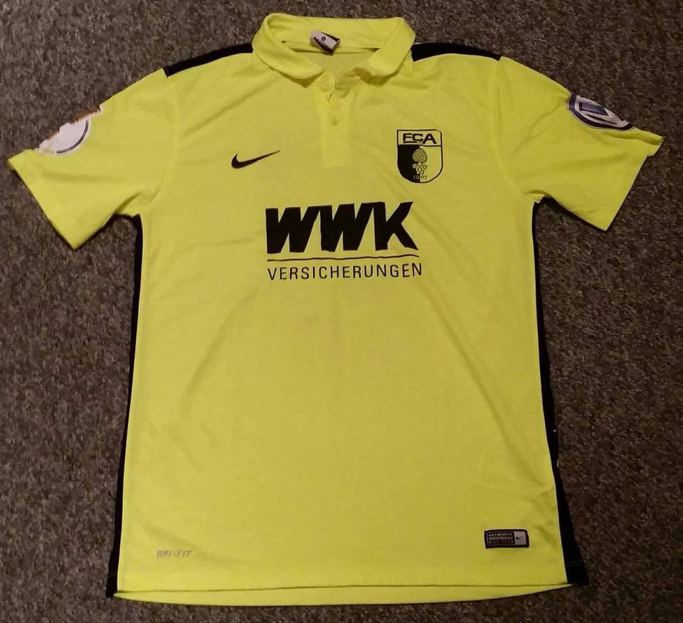 maillot fc augsbourg particulier 2015-2016 rétro