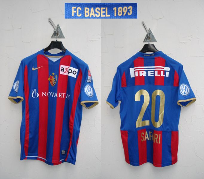 maillot fc bale domicile 2008-2009 rétro