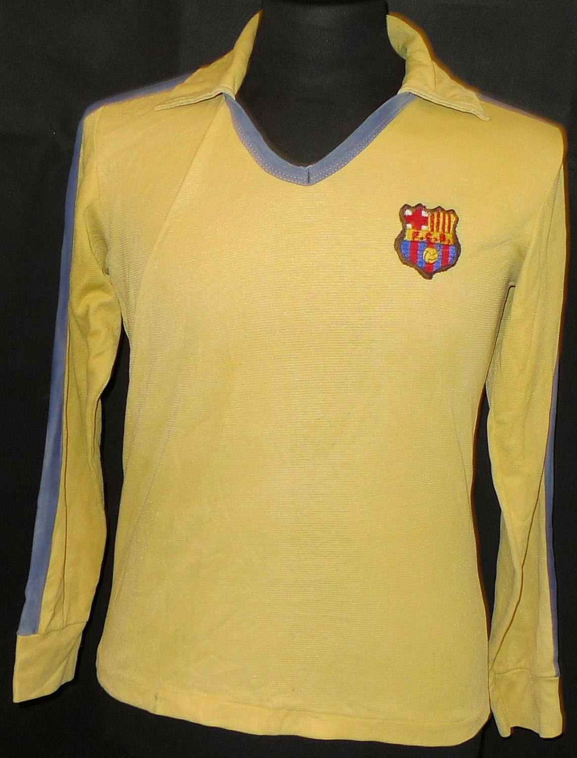 maillot fc barcelone gardien 1977-1979 pas cher