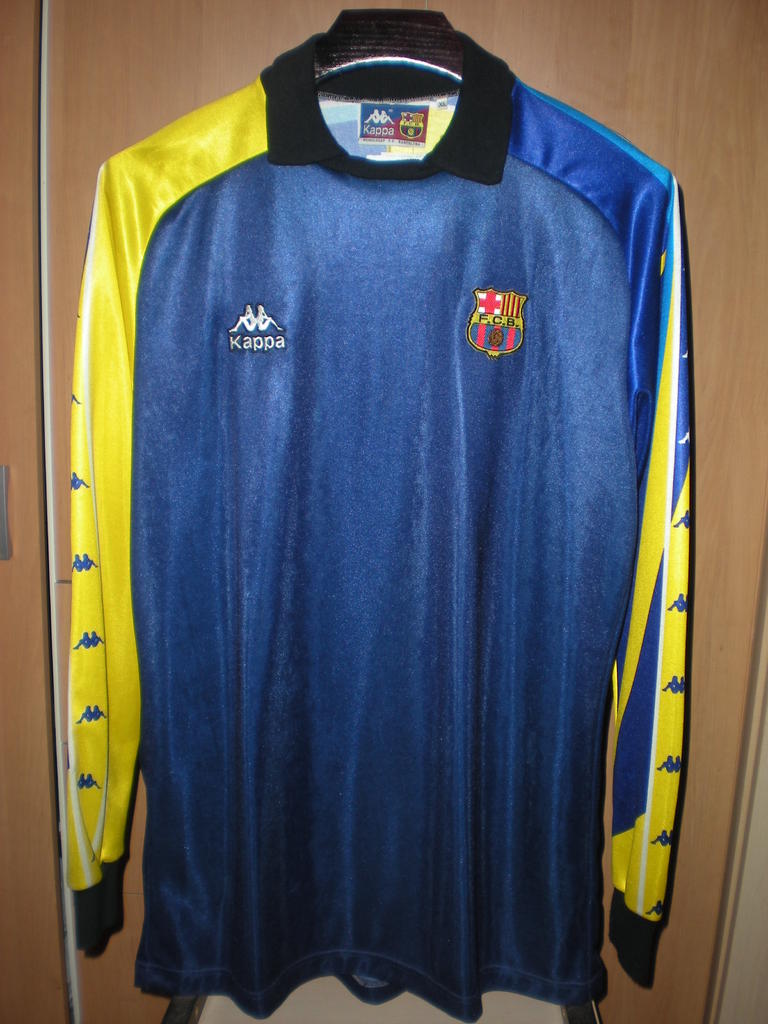 maillot fc barcelone gardien 1996-1997 pas cher