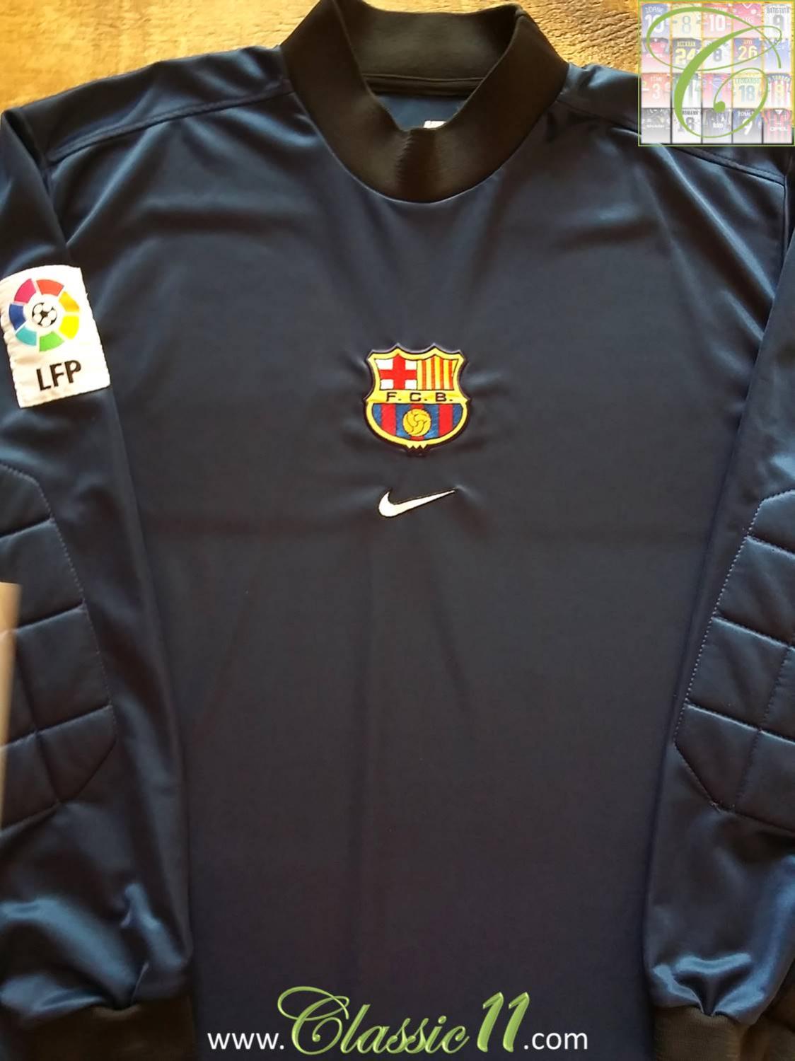 maillot fc barcelone gardien 1998-1999 pas cher