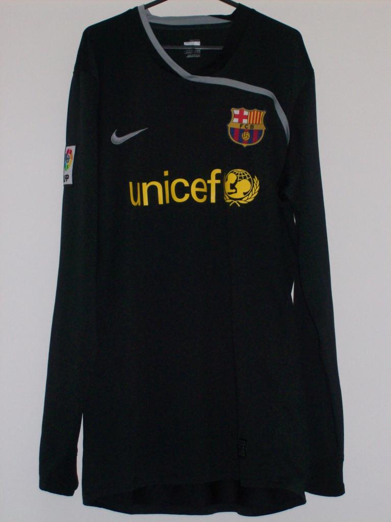 maillot fc barcelone gardien 2008-2009 rétro