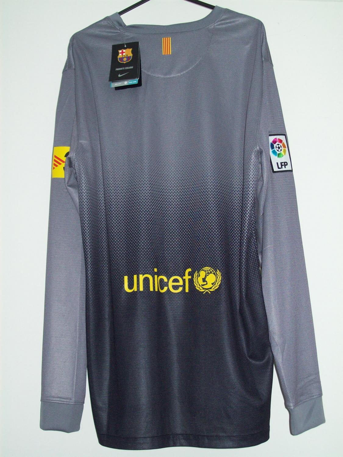 maillot fc barcelone gardien 2012-2013 rétro