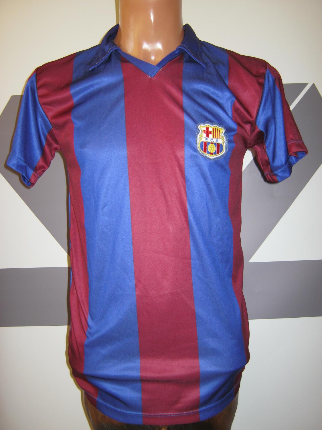 maillot fc barcelone réplique 1960 rétro