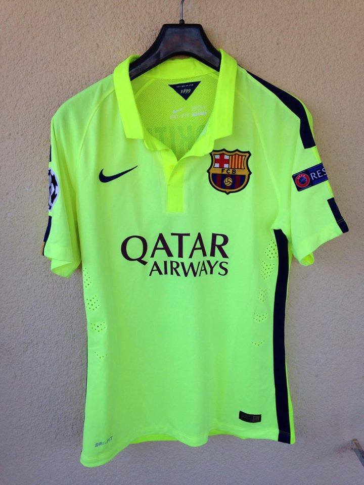 maillot fc barcelone third 2014-2015 pas cher