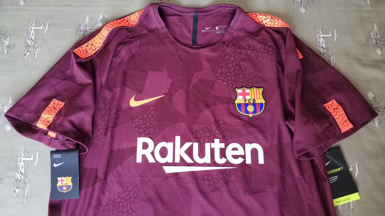 maillot fc barcelone third 2017-2018 pas cher