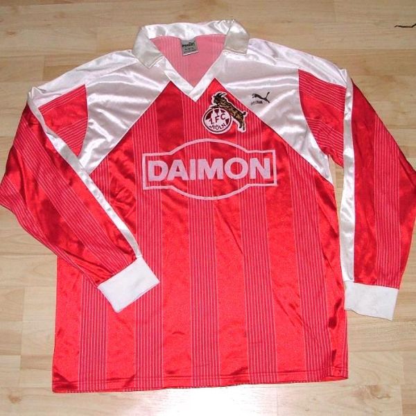 maillot fc cologne domicile 1989-1990 rétro