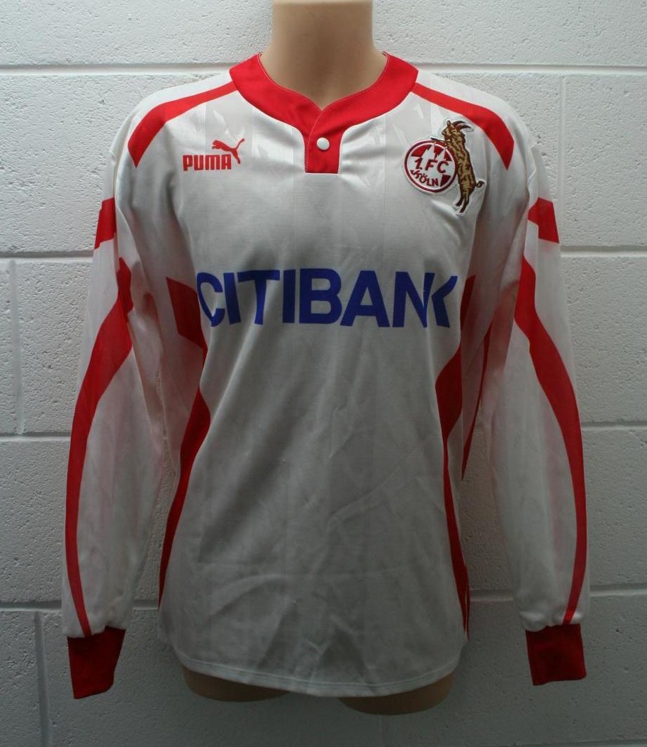 maillot fc cologne domicile 1992-1993 rétro