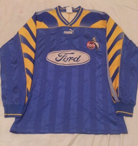 maillot fc cologne exterieur 1995-1996 rétro