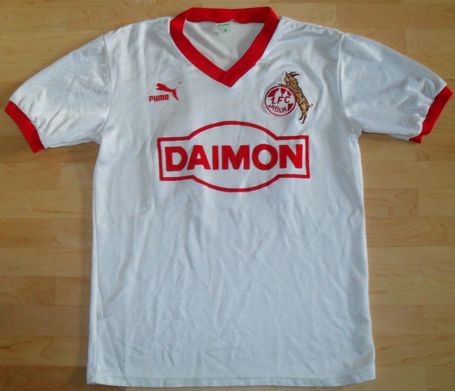 maillot fc cologne particulier 1985-1986 rétro