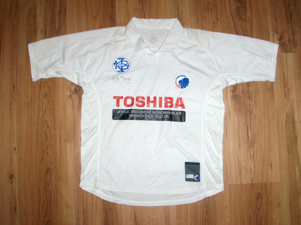 maillot fc copenhague domicile 2002-2003 rétro