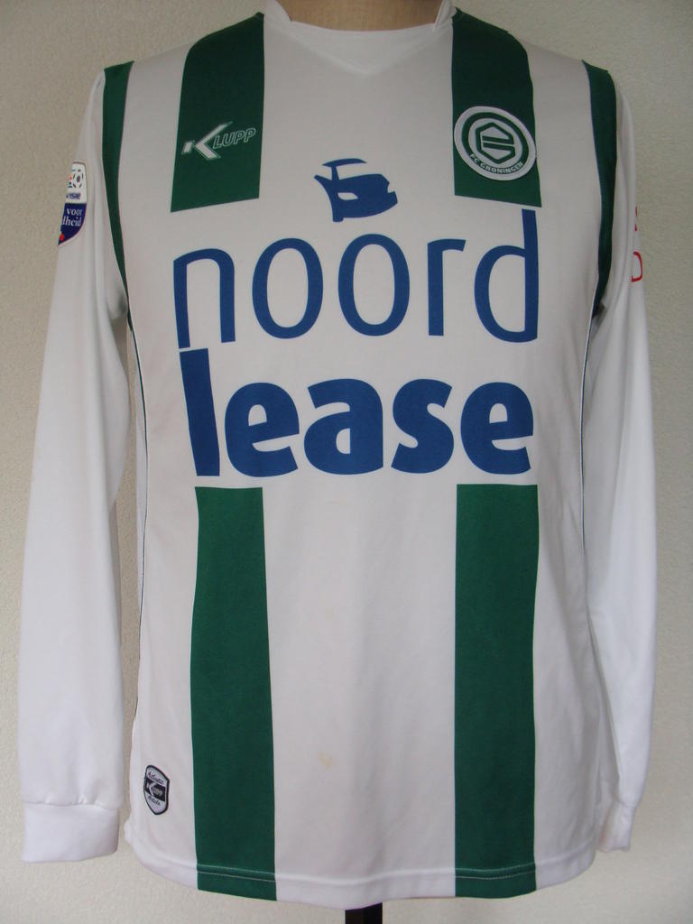 maillot fc groningen domicile 2010-2011 rétro