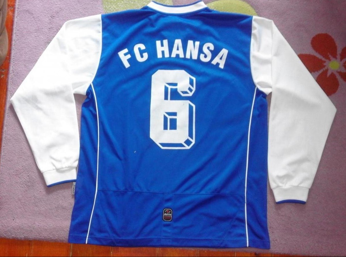 maillot fc hansa rostock réplique 2007-2008 rétro