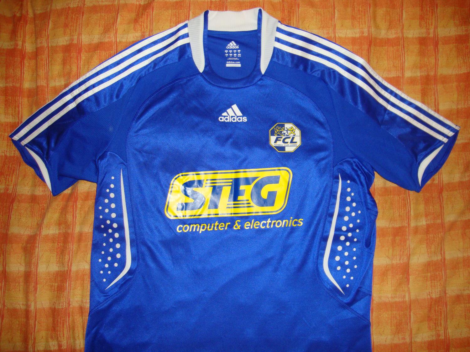 maillot fc lucerne domicile 2009-2011 rétro