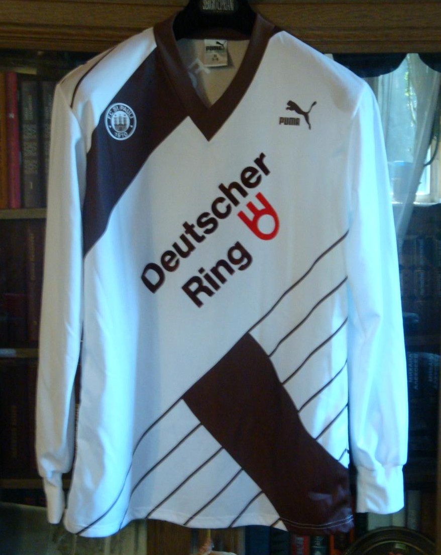 maillot fc sankt pauli domicile 1990-1991 rétro