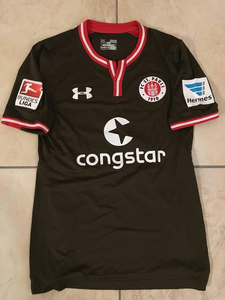 maillot fc sankt pauli domicile 2016-2017 pas cher