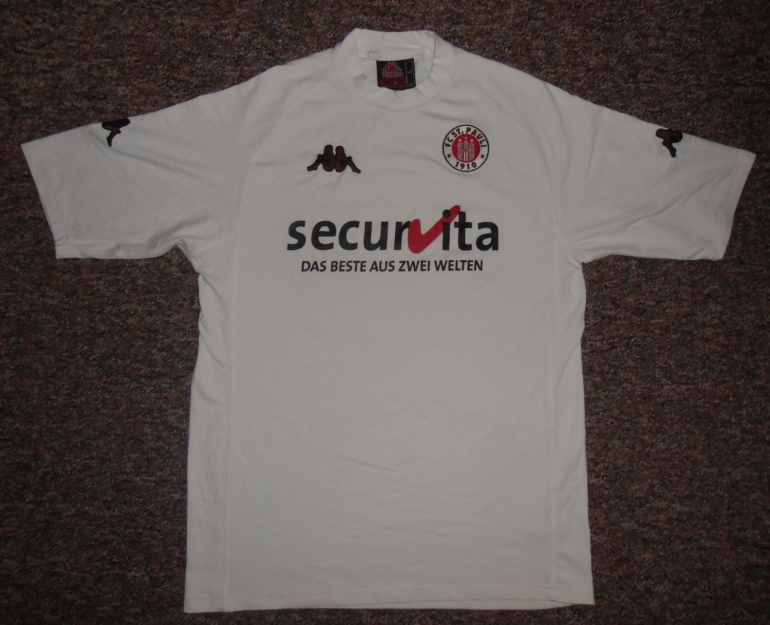 maillot fc sankt pauli exterieur 2002-2003 pas cher