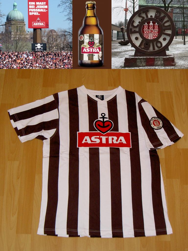 maillot fc sankt pauli réplique 2000-2001 rétro