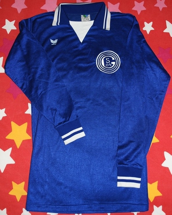 maillot fc schalke 04 domicile 1977-1978 rétro