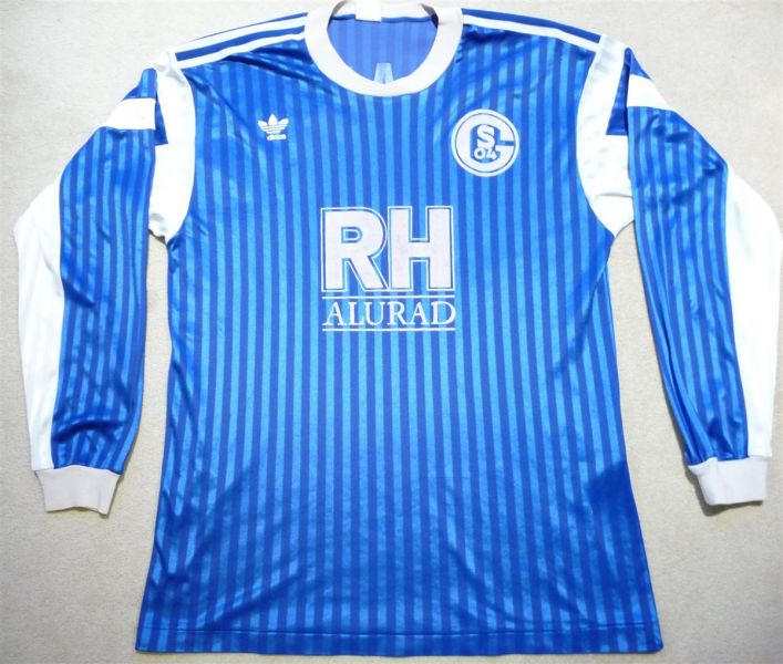 maillot fc schalke 04 domicile 1988-1991 rétro